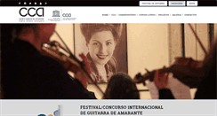 Desktop Screenshot of cc-amarante.pt